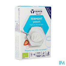 Afbeelding in Gallery-weergave laden, Yalacta Ferment Yoghurt Bio 2x4g
