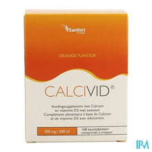 Afbeelding in Gallery-weergave laden, Calcivid 500mg/200ie Orange Chew 168
