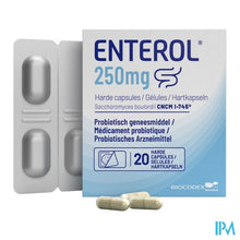 Afbeelding in Gallery-weergave laden, Enterol 250mg Caps Harde Dur S/blister 20x250mg
