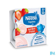 Charger l'image dans la galerie, Nestle Baby Yogo Aardbei 4x100g
