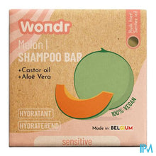 Load image into Gallery viewer, Wondr Shampoo Bar Sweet Melon 55g
