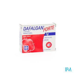Dafalgan Forte Droog 1g Tabl 8