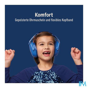 3m Kids Plus Gehoorbesch. Oorkap Kind Blauw