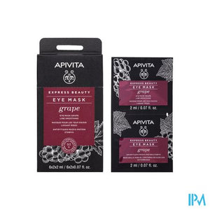 Apivita Express Beauty Oogmasker Druif