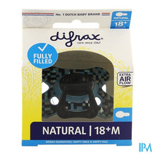 Afbeelding in Gallery-weergave laden, Difrax Fopspeen Natural 18m+

