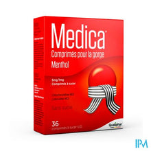 Afbeelding in Gallery-weergave laden, Medica Keeltabletten Menthol 36 zuigtabletten

