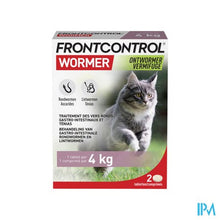 Afbeelding in Gallery-weergave laden, Frontcontrol Wormer 230mg/20mg Kat Tabl 2
