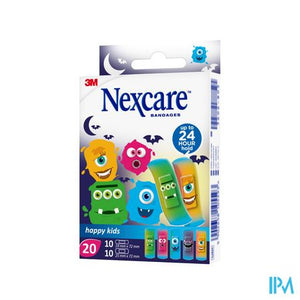 Nexcare 3m Happy Kids Monsters Pleister 20 N0920mo