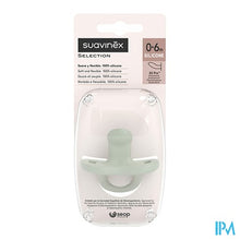 Afbeelding in Gallery-weergave laden, Suavinex Essence Soother Sili. Flat 0-6m Green
