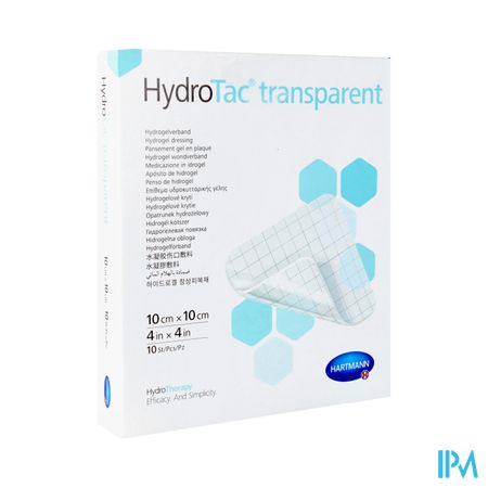 Hydrotac Transparent 10x10cm 10 6859061 Hartmann