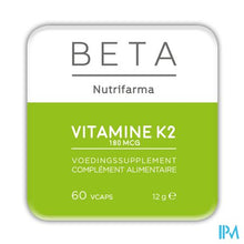 Afbeelding in Gallery-weergave laden, Beta Vitamine K2 180 mcg V-caps 60
