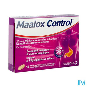 Maalox Control 20mg Maagsapresistente Tabl 14