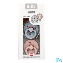 Afbeelding in Gallery-weergave laden, Bibs 2 Fopspeen Duo Cloud Blush
