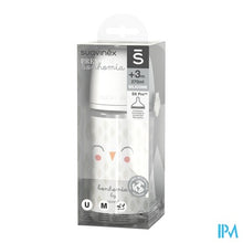 Afbeelding in Gallery-weergave laden, Suavinex Bonhomia Bottleglas Sili.feath.beige240ml
