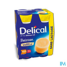 Charger l'image dans la galerie, Delical Effimax 2.0 Vanille 4x200ml
