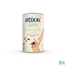 Afbeelding in Gallery-weergave laden, Etixx Live Vegan Protein Shake Coco-choco Pdr 448g
