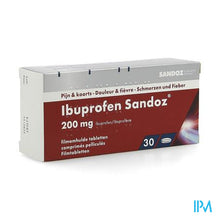 Afbeelding in Gallery-weergave laden, Ibuprofen Sandoz 200mg Comp Pell 30x200mg

