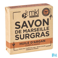 Afbeelding in Gallery-weergave laden, Mkl Overvet Marseille Zeep Arganolie 100g
