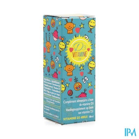 Vitamine D3 Cbf 400 Ui Druppels Fl 10ml