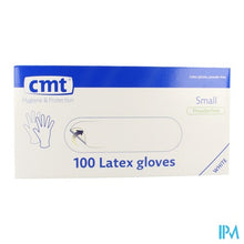 Afbeelding in Gallery-weergave laden, Cmt Handschoenen Latex Wit Pf S 100
