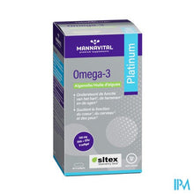 Charger l'image dans la galerie, Mannavital Omega 3 Algenolie V-caps 60
