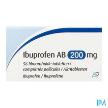 Afbeelding in Gallery-weergave laden, Ibuprofen AB 200mg Filmomh Tabl 56
