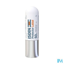 Afbeelding in Gallery-weergave laden, Isdin Protector Labial Stick Lippenbalsem Ip50+ 4g
