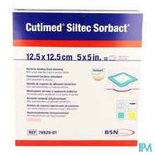 Load image into Gallery viewer, Cutimed Siltec Sorbact Schuimverb 12,5x12,5cm 10
