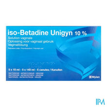 Afbeelding in Gallery-weergave laden, Iso Betadine Unigy 10% Opl Vaginaal Fl 5x10ml Nf
