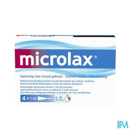 Microlax 4 X 5ml