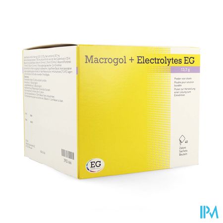 Macrogol+Electrolytes EG 13,7G Pdr Sach 40