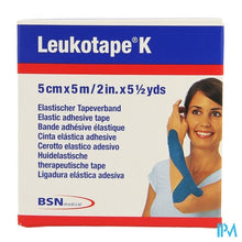 Afbeelding in Gallery-weergave laden, Leukotape K Kleefwindel Elast Blauw 5,0cmx5m 1
