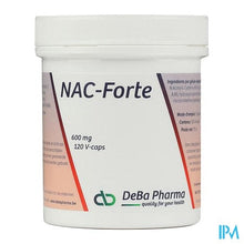 Afbeelding in Gallery-weergave laden, Nac N-acet.l Cyst. Forte Caps 120 Deba
