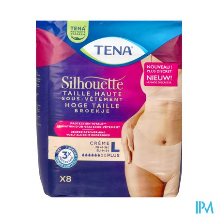 Tena Silhouette Plus Creme Hoge Taille l 8