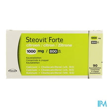 Charger l'image dans la galerie, Steovit Forte Citroen 1000mg/800ie Kauwtabl 90 Pip
