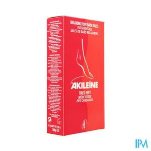 Akileine Rood Badzout Voeten Zakje 2x150g 101220