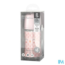 Afbeelding in Gallery-weergave laden, Suavinex Bonhomia Bottleglas Sili.featherpink240ml
