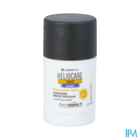 Heliocare 360° Sport Transparant Stick Spf50+ 25g