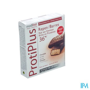 Modifast Protiplus Reep Pure Chocolade-chocola162g