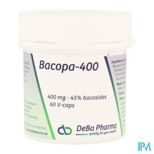 Afbeelding in Gallery-weergave laden, Bacopa-400 V-caps 60 Deba
