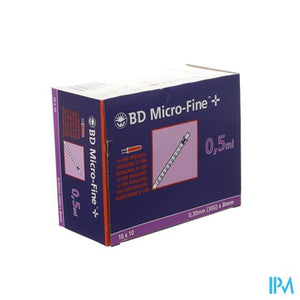 Bd Microfine+ Ser.ins. 0,5ml 30g 8,0mm 100 324825