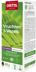 Ortis Vruchten & Vezels Milde Werking Siroop 250ml