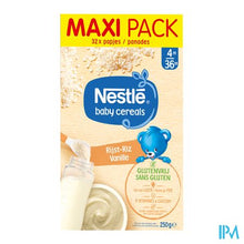 Load image into Gallery viewer, Nestle Baby Cereals Rijst Vanille Glutenvrij 500g
