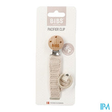 Charger l'image dans la galerie, Bibs Fopspeenketting Knitted Vanilla
