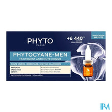 Charger l'image dans la galerie, Phytocyane Men Trait. Chute Progr. Fioles 12x3,5ml

