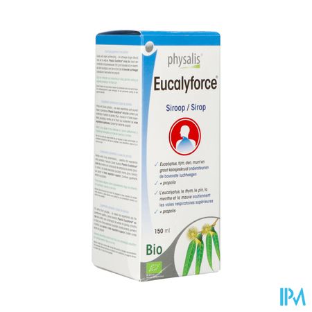 Physalis Eucalyforce Siroop Bio 150ml