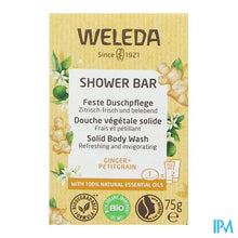 Afbeelding in Gallery-weergave laden, Weleda Shower Bar Gember + Petit Grain 75g
