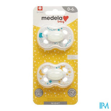 Charger l'image dans la galerie, Medela Baby Fopspeen Night&amp;night 0-6m Unisex Duo
