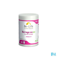 Afbeelding in Gallery-weergave laden, Borrago 500 Be Life Bio Caps 60
