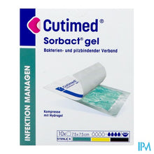 Charger l'image dans la galerie, Cutimed Sorbact Gel 7,5cmx 7,5cm 10 7261100

